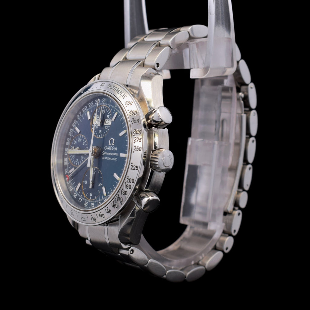 OOmega Speedmaster Triple Calendar | Day-Date | 39mm | Blue Dial | Ref 3523.80