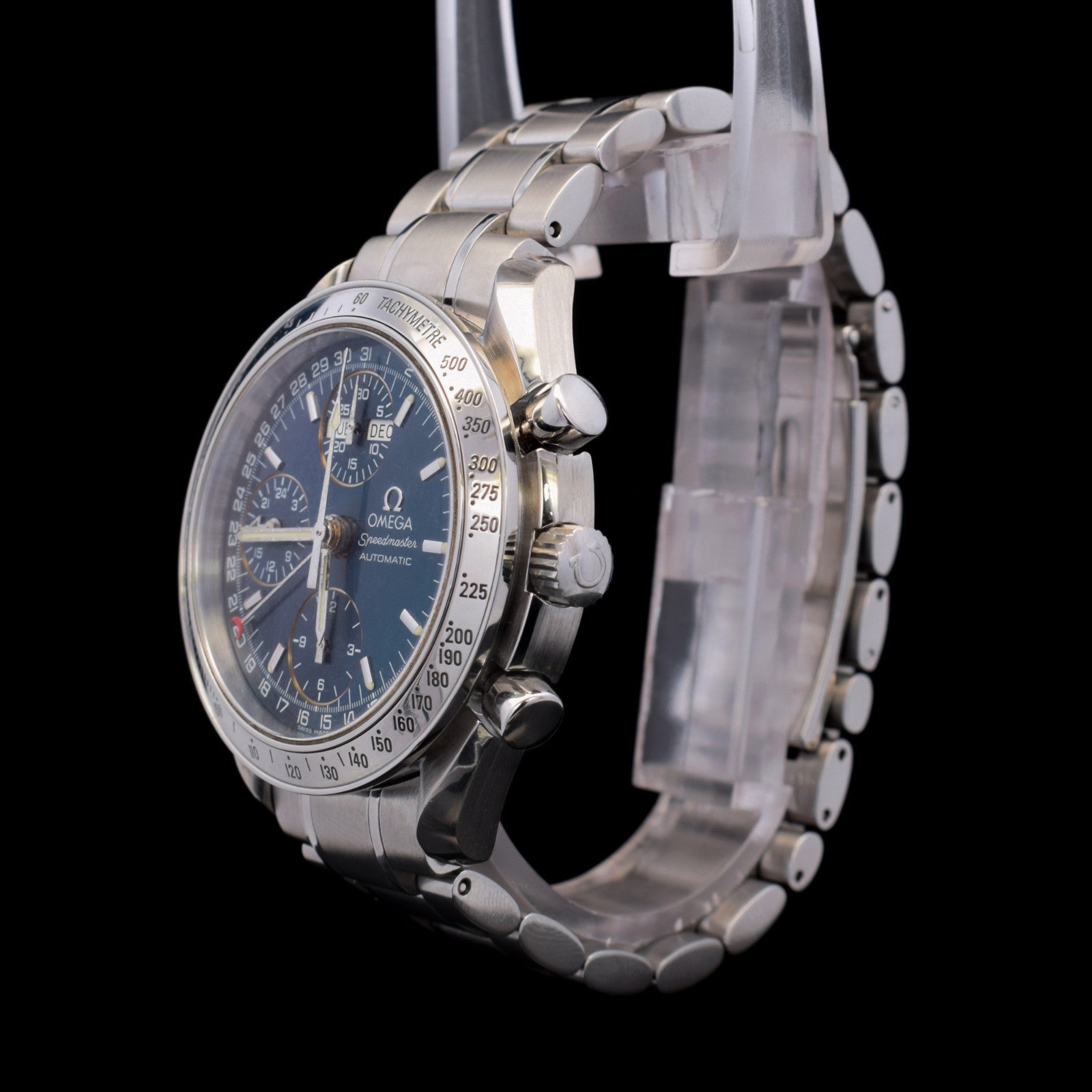 OOmega Speedmaster Triple Calendar | Day-Date | 39mm | Blue Dial | Ref 3523.80