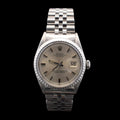 Rolex Datejust | Silver “Doorstop” Pie-Pan Dial | Engine-Turned Bezel - 1603