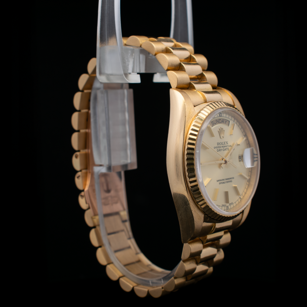 "Presidential" Champagne Dial | Ref 18038 | 6.47 mil  (1980)