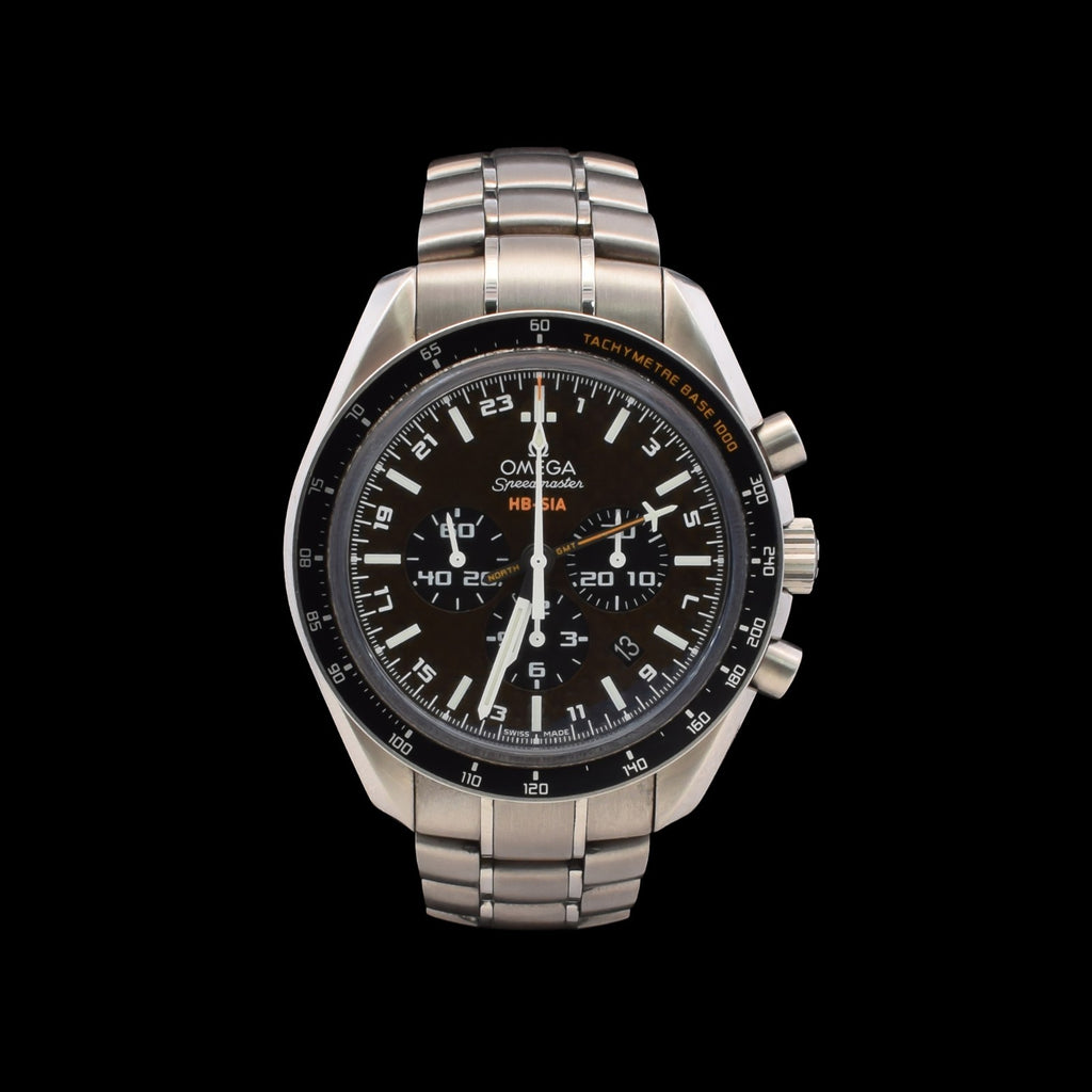 Omega Speedmaster HB-SIA Solar Impulse | Titanium Carbon-Fiber Dial