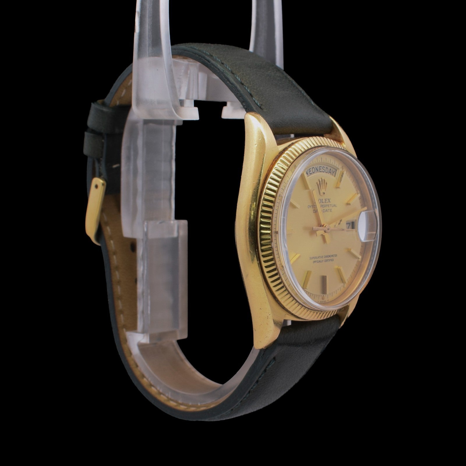 Rolex Day-Date 36 | 18K Yellow Gold | Green Leather Strap | Ref. 1803