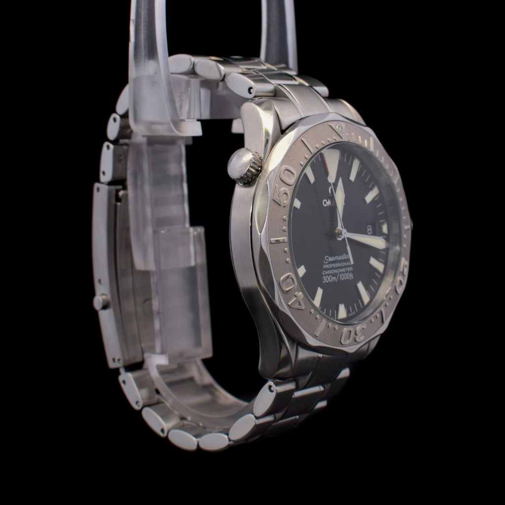 Omega Seamaster Professional 300M | Black Dial | White Gold Bezel | Ref 2230.50