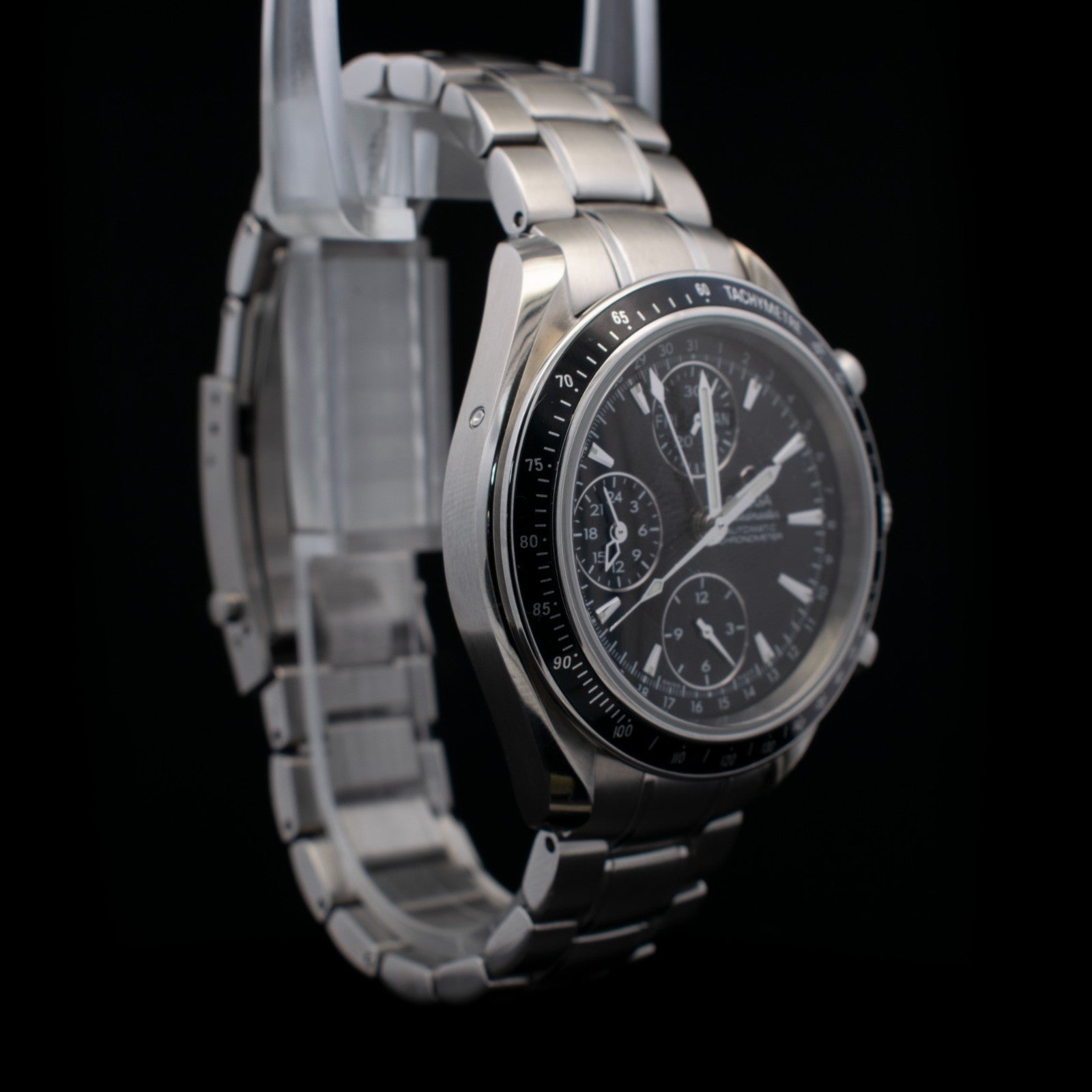 Omega Speedmaster Day-Date – Black Dial – Model 3220.50