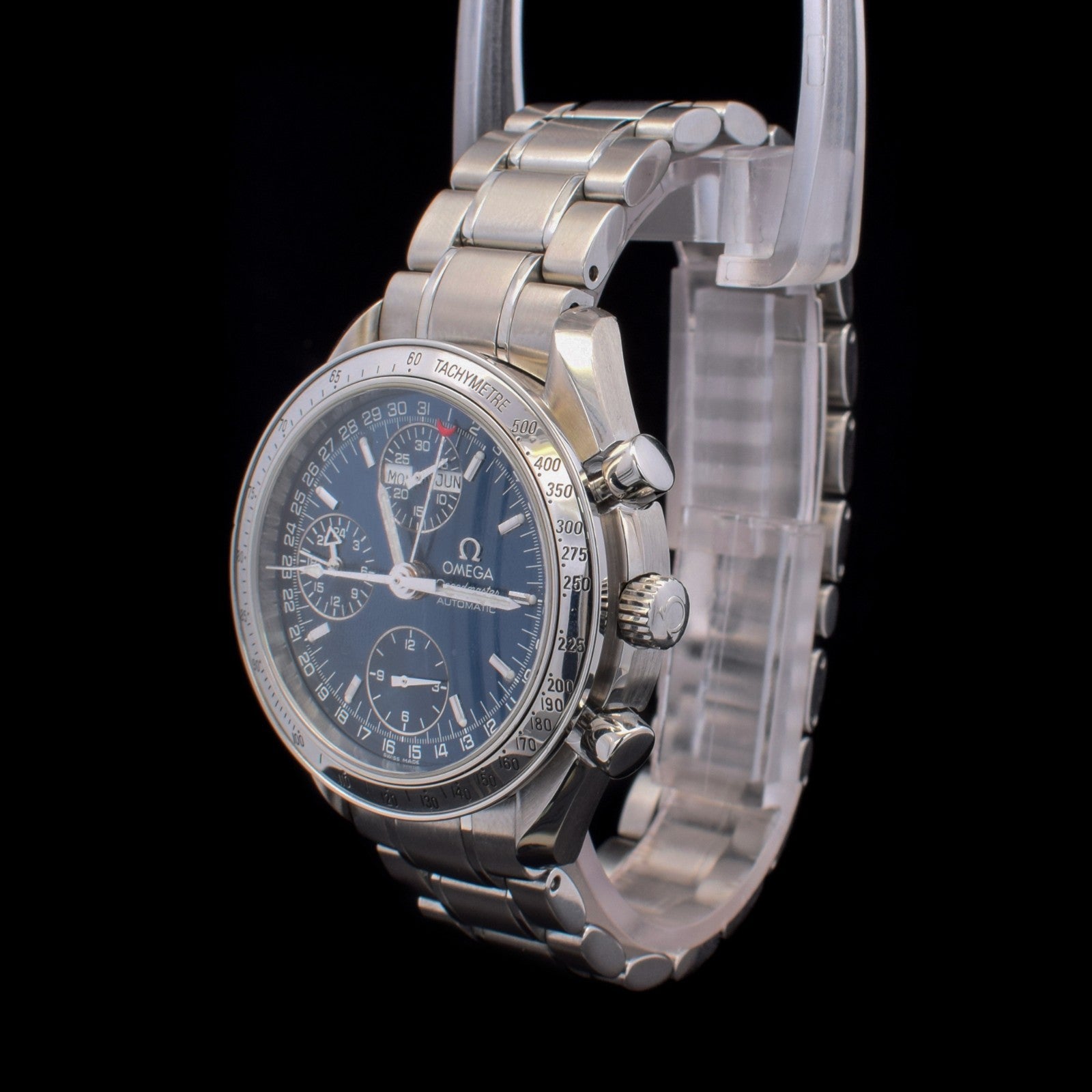 Omega Speedmaster Day-Date | Triple Calendar | 39mm Blue Dial | Ref 3523.80