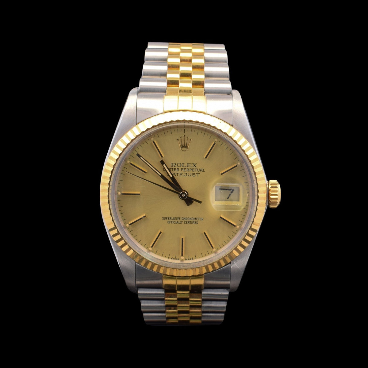 Rolex Datejust 36mm | Two-Tone | Unpolished | Champagne Dial | Ref. 16013 | 1987