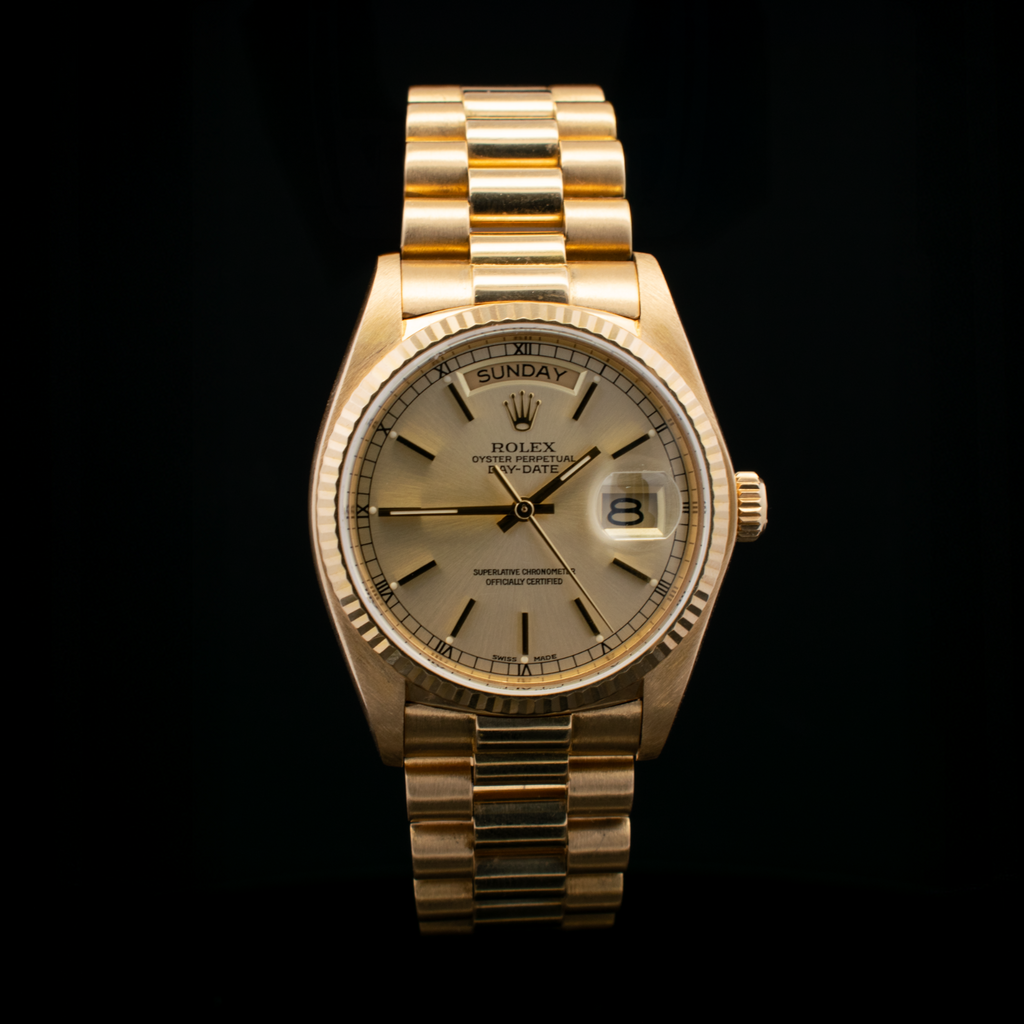 "Presidential" Champagne Dial | Ref 18038 | 6.47 mil  (1980)