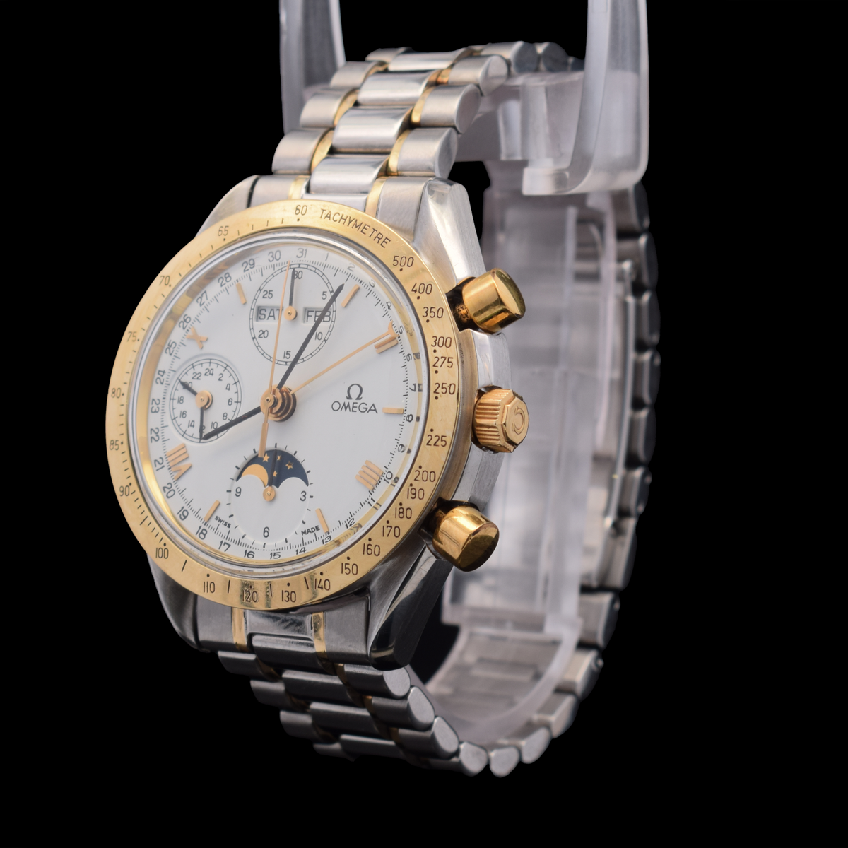 Omega Speedmaster Triple Calendar Moonphase Two Tone | Ref. 3336.20