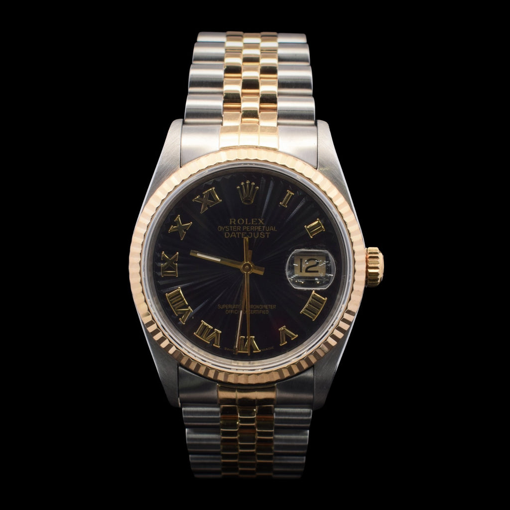 Rolex Datejust 36 | Two-Tone | Black Concentric Roman Dial | Ref. 16233 | 1994