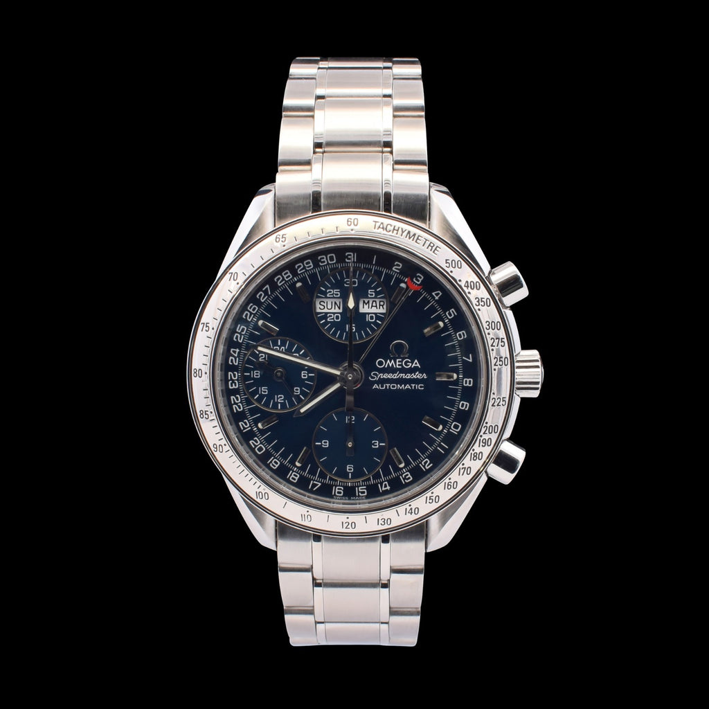 Omega Speedmaster Day-Date Triple Calendar 39mm | Blue Dial | Ref. 3523.80
