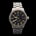 Omega Dynamic Automatic | 36mm Black Arabic Dial | Golden Patina | Ref. 5200.50