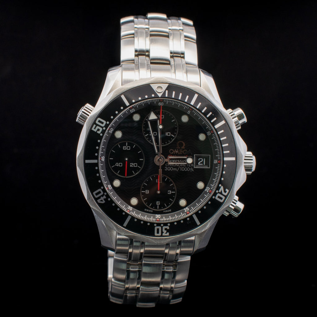 Omega Seamaster Diver 41.5MM Black Dial | Ref. 213.30.42.40.01.001 with Card