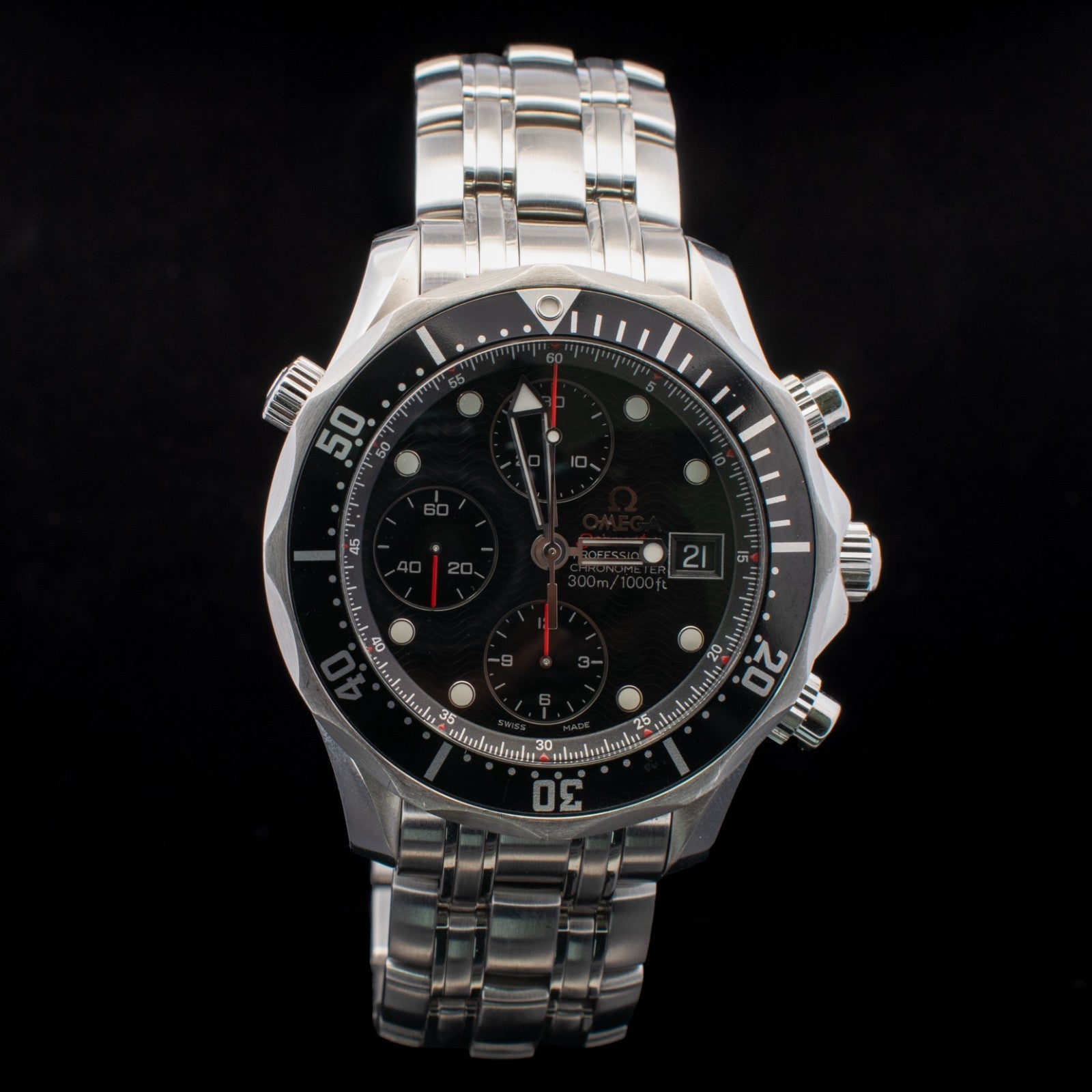 Omega Seamaster Diver 41.5MM Black Dial | Ref. 213.30.42.40.01.001 with Card