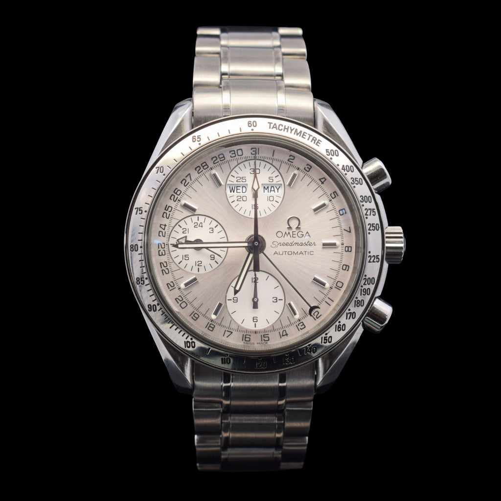 Omega Speedmaster Day-Date | Silver Dial | Triple Calendar | Ref. 3523.30