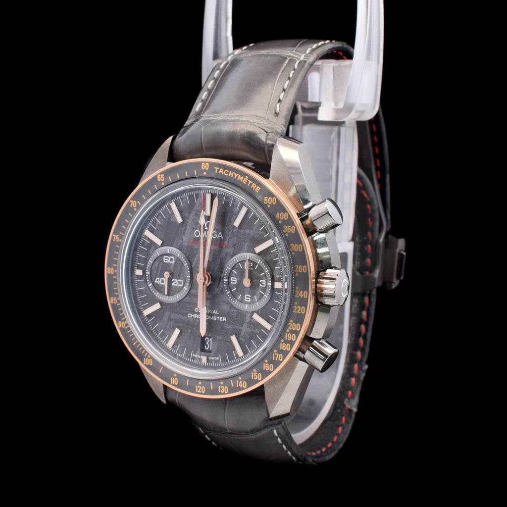 Omega Speedmaster Grey Side of the Moon Meteorite | Sedna Gold Bezel |