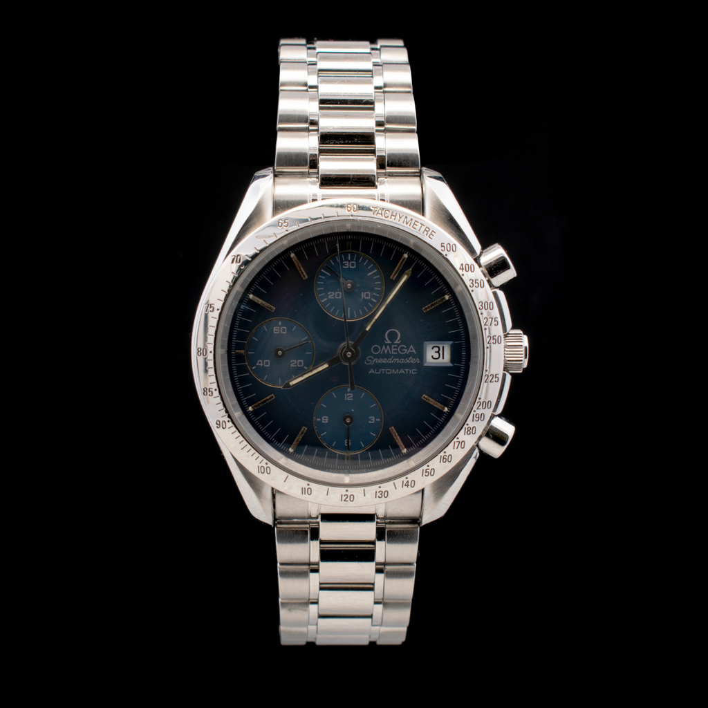 Omega Speedmaster Date | 39mm Blue Dial | Ref 3511.80