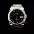 Rolex Datejust36mm 116234|Black Concentric Dial |Oyster Bracelet | White Rolesor