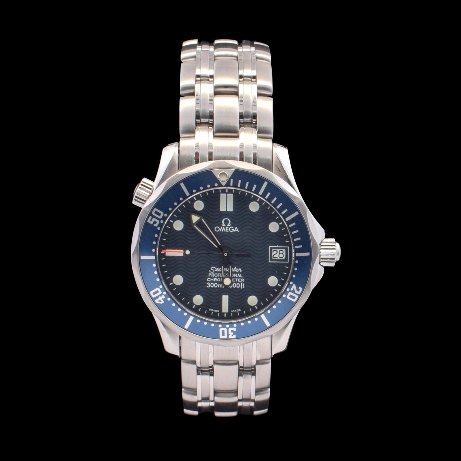Omega Seamaster Diver 300M | Midsize Blue Wave Dial | Automatic| Ref. 2551.80