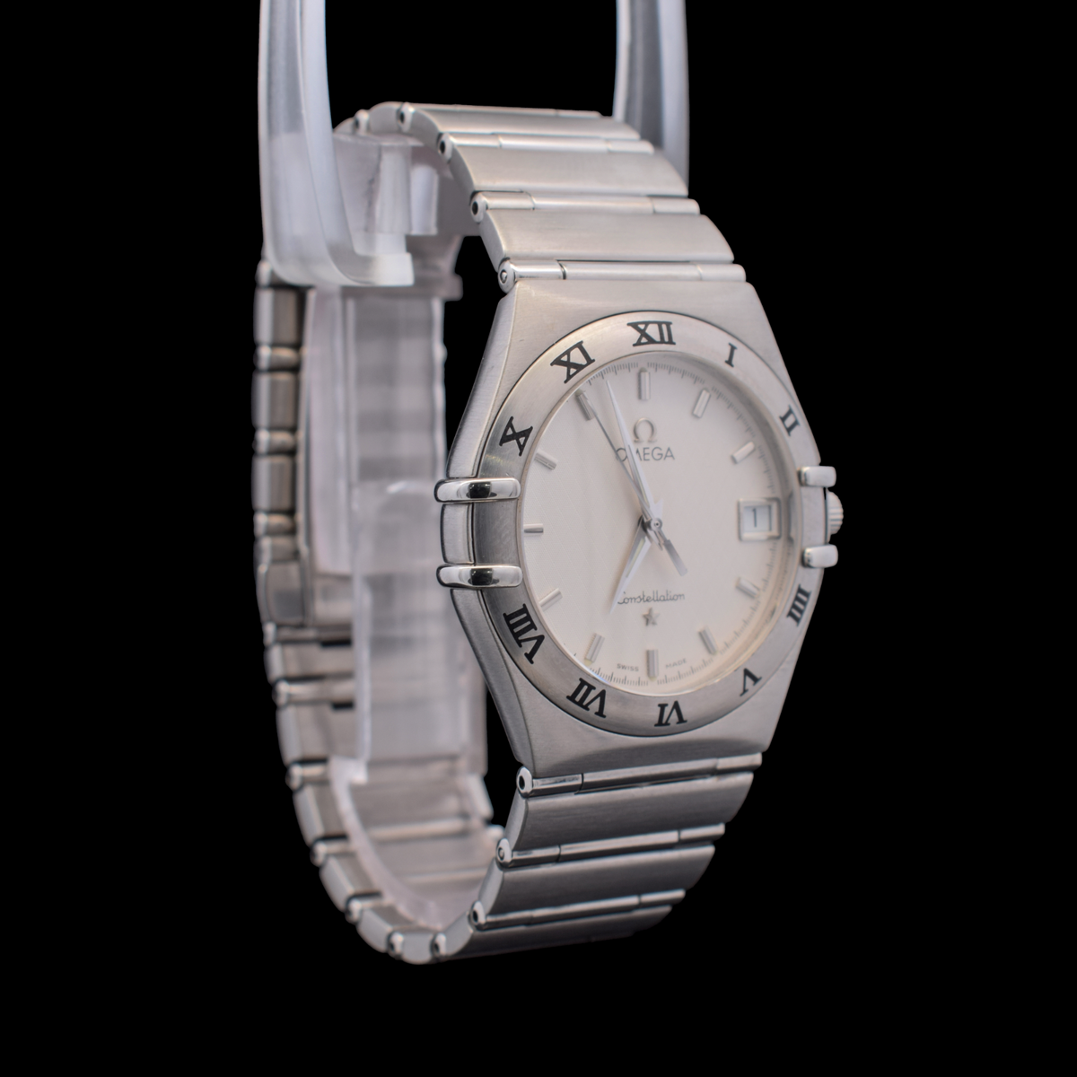 Omega Constellation Manhattan | 33.5mm Silver Textured Dial |Ref. 1512.30