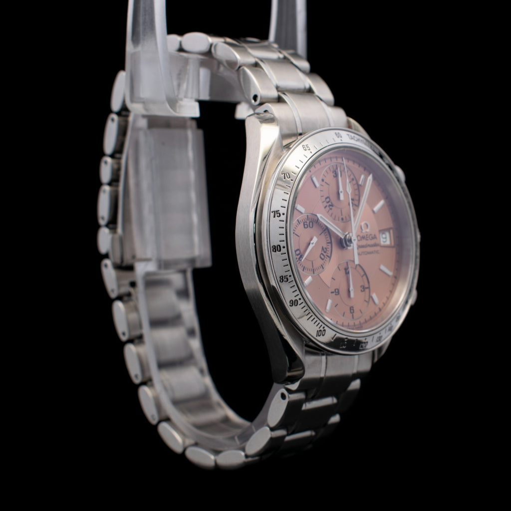 Omega Speedmaster Date $4,295 Salmon Dial | Japanese Edition | Ref 3513.60 with