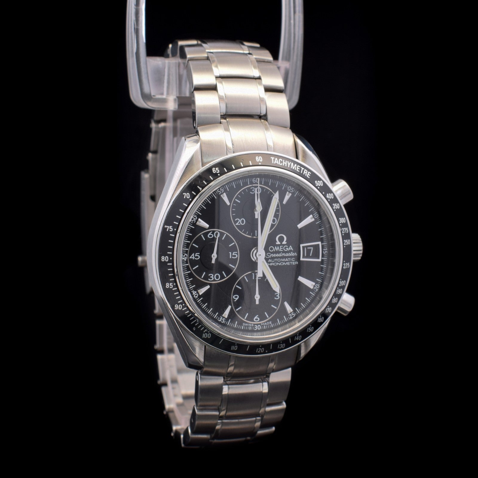 Omega Speedmaster Date | Black Dial | Black Tachymeter Bezel | Ref. 3210.50