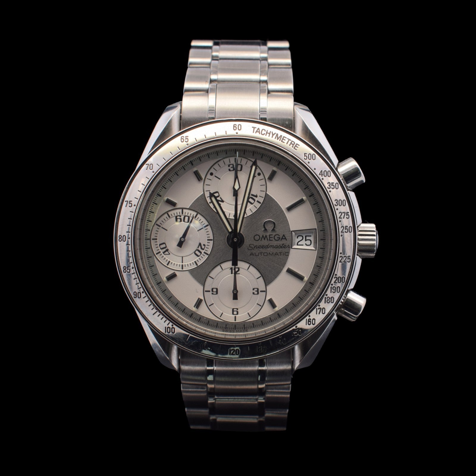 Omega Speedmaster Date | 39mm White/Silver Dial | Ref 3513.30 I