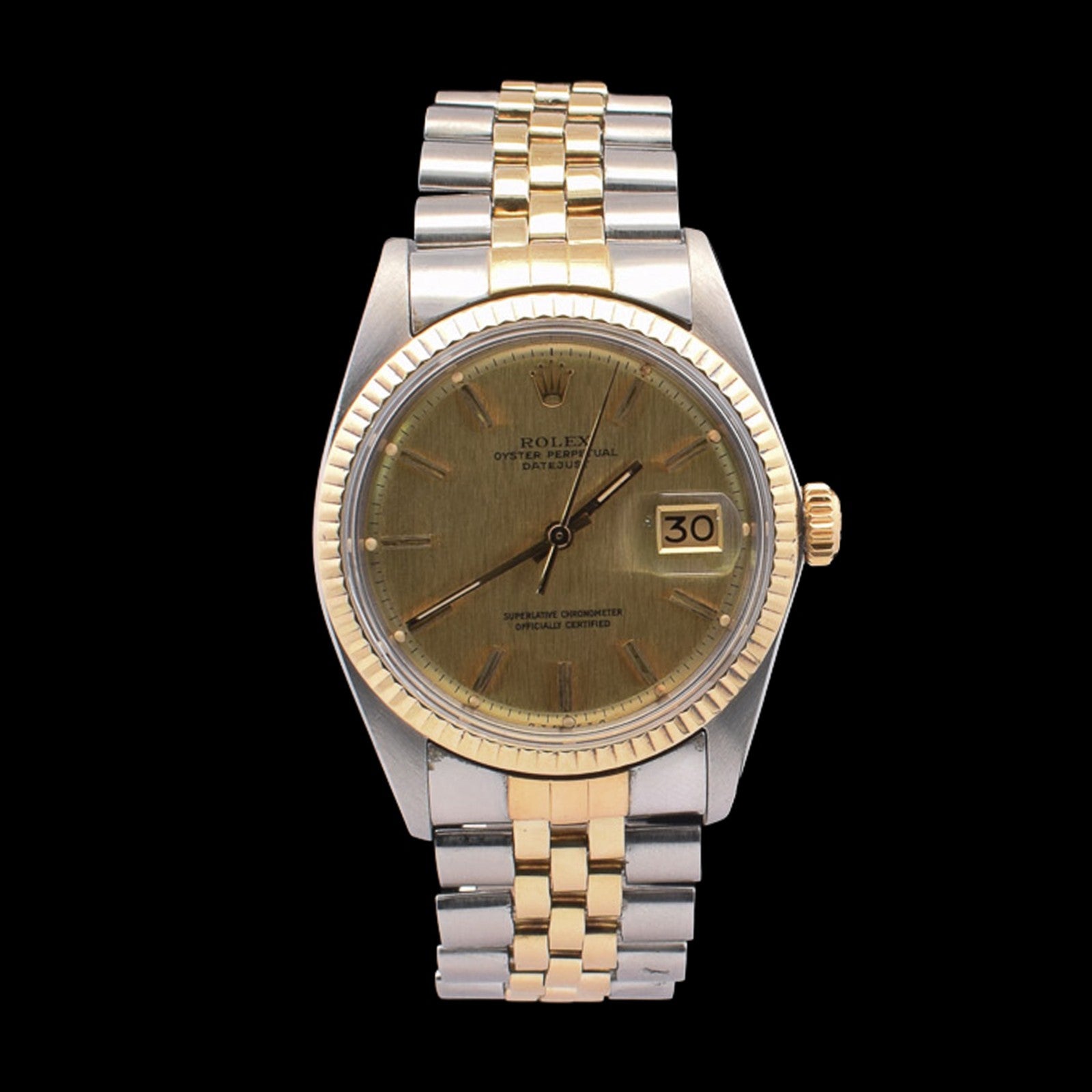 Rolex Datejust 36 | Two-Tone Sigma Linen Dial | Papers | Ref. 1601 | 3.51M-1973
