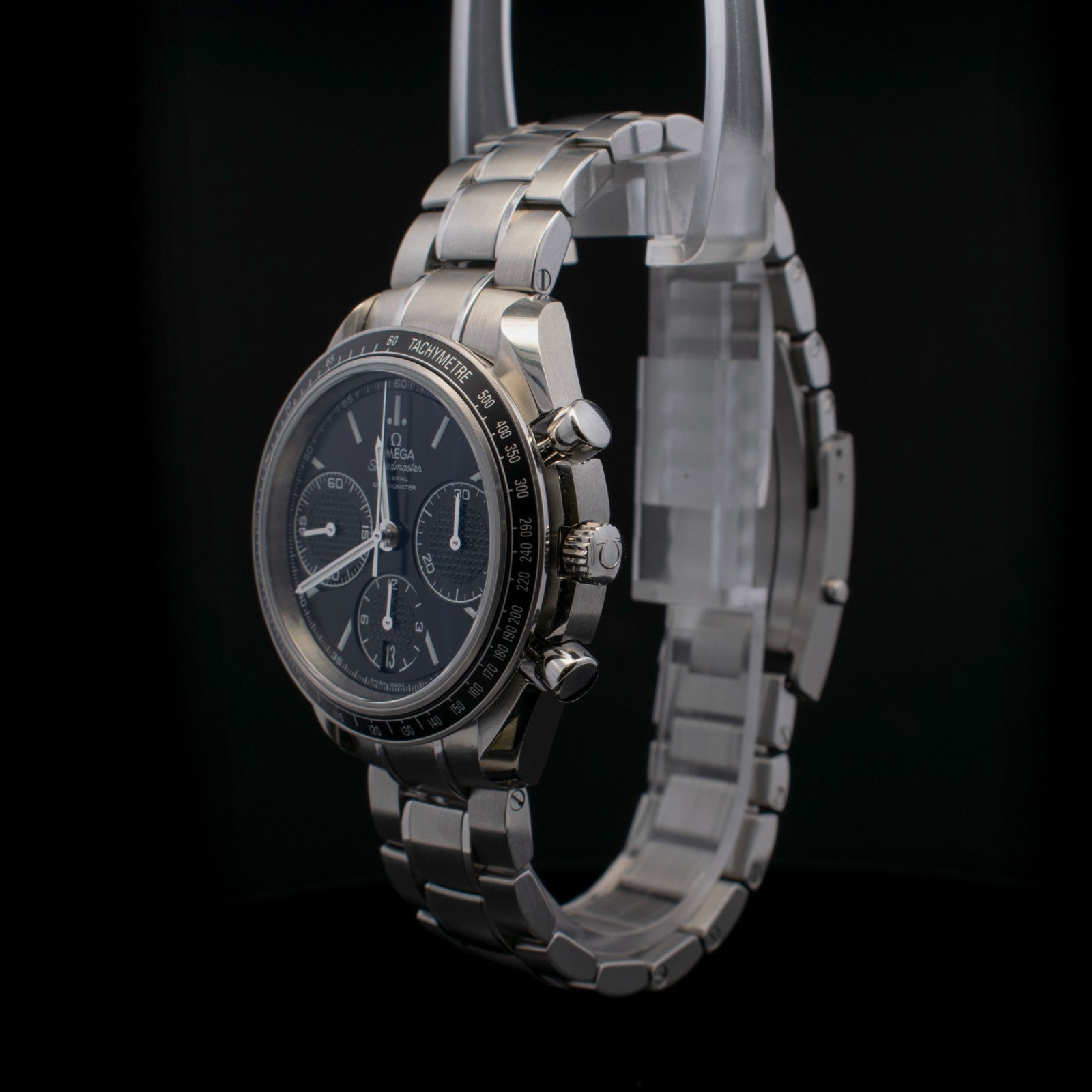Omega Speedmaster Racing | Black Racing Dial | Clous de Paris Subdials | 40mm |