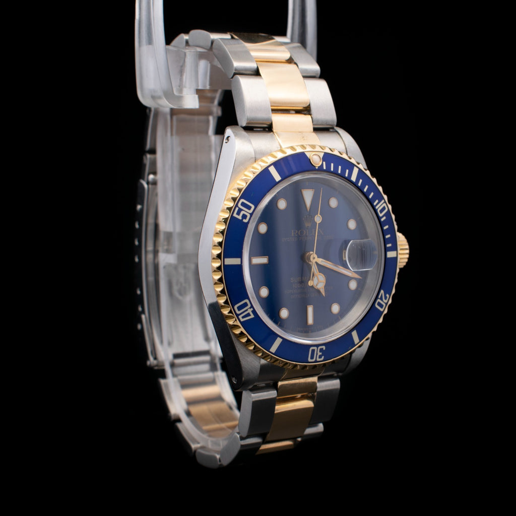 Rolex Submariner Date | Two-Tone | Blue Dial and Bezel | Ref 16613 | W Serial I