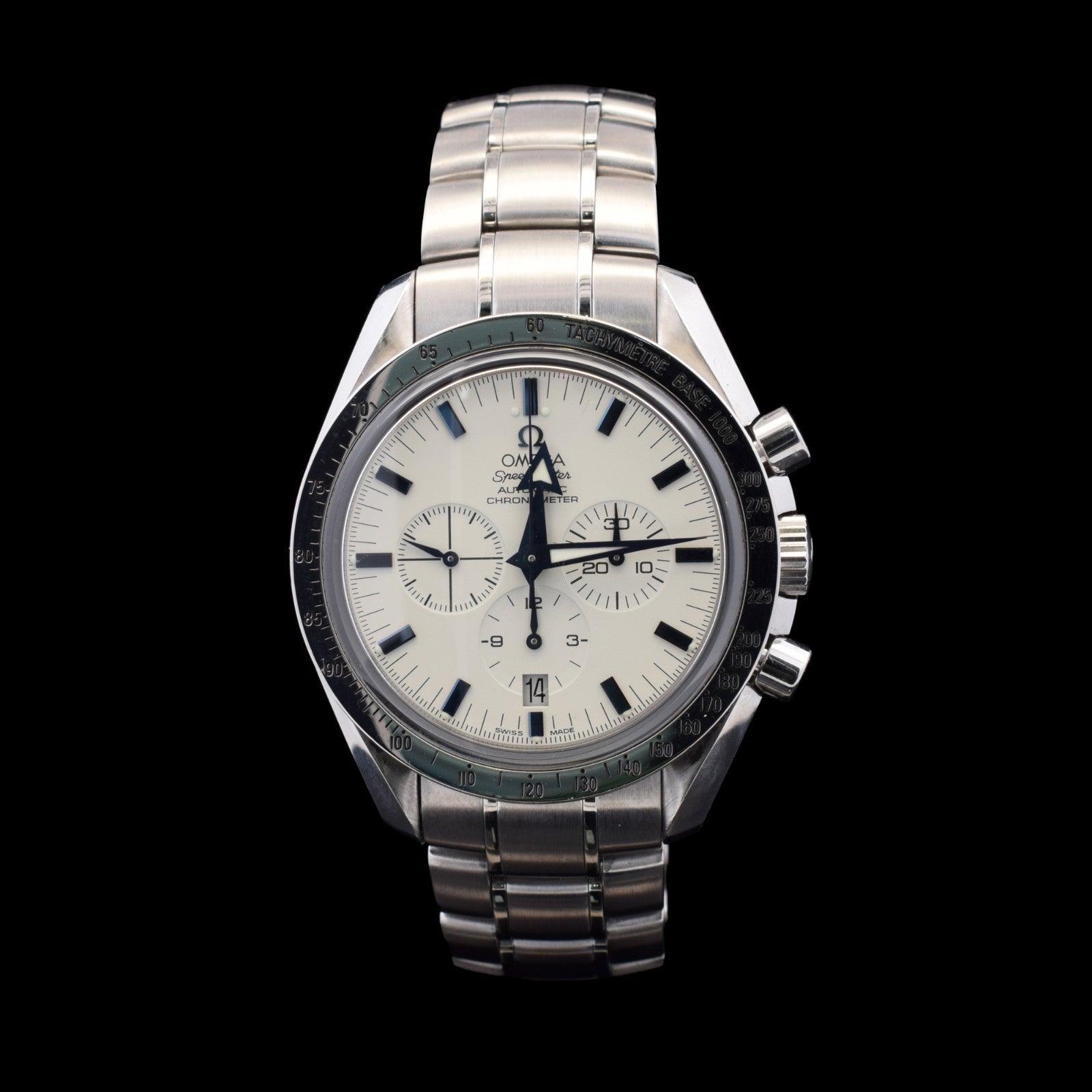 Omega Speedmaster Broad Arrow | White Dial | Blue Hands | Ref. 3551.20 with Card