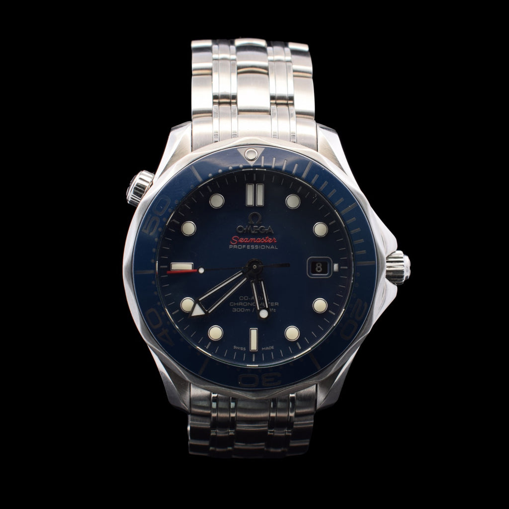 Omega Seamaster Diver 300 M  41mm Blue Dial | Ref 212.30.41.20.03.001 with Cards