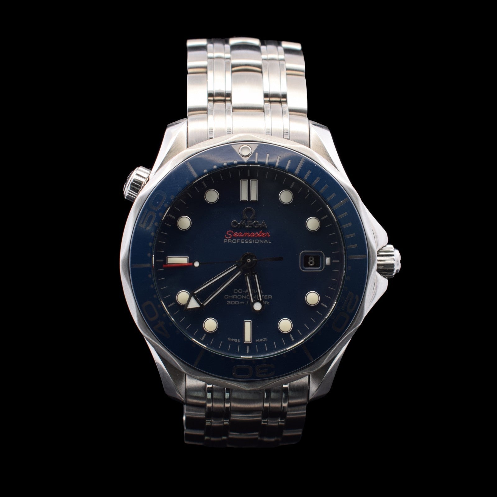 Omega Seamaster Diver 300 M  41mm Blue Dial | Ref 212.30.41.20.03.001 with Cards