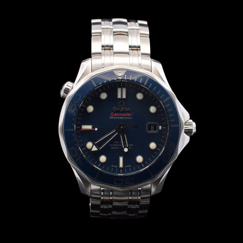Omega Seamaster Diver 300 M  41mm Blue Dial | Ref 212.30.41.20.03.001 with Cards