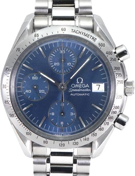 Omega Speedmaster Date | 39mm Blue Dial | Ref 3511.80
