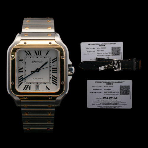 Cartier Santos de Cartier Large | Steel & Yellow Gold | W2SA0009 |