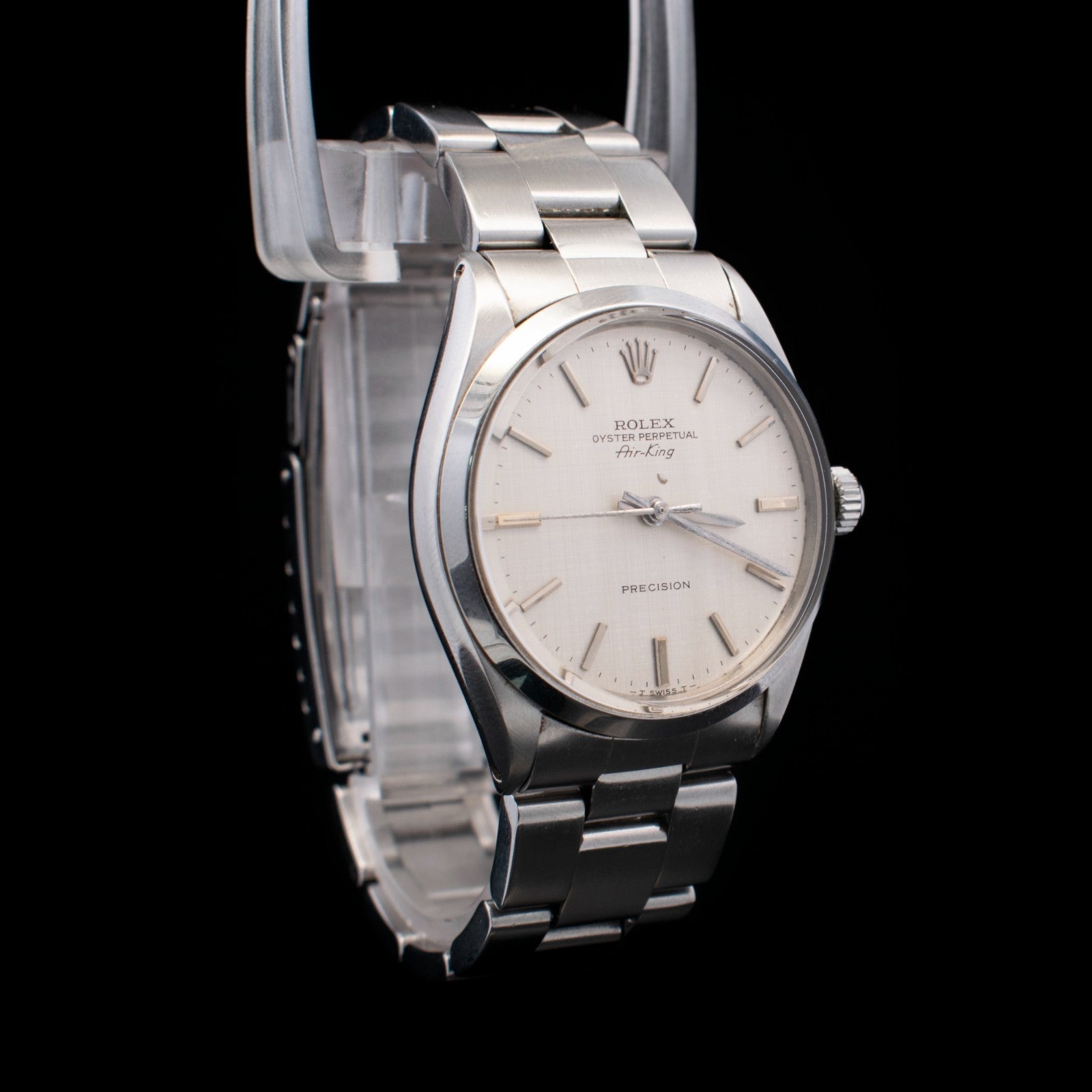 Rolex Air-King 34mm | Rare Silver Linen Dial | Ref. 5500 | 2.89M (1972)