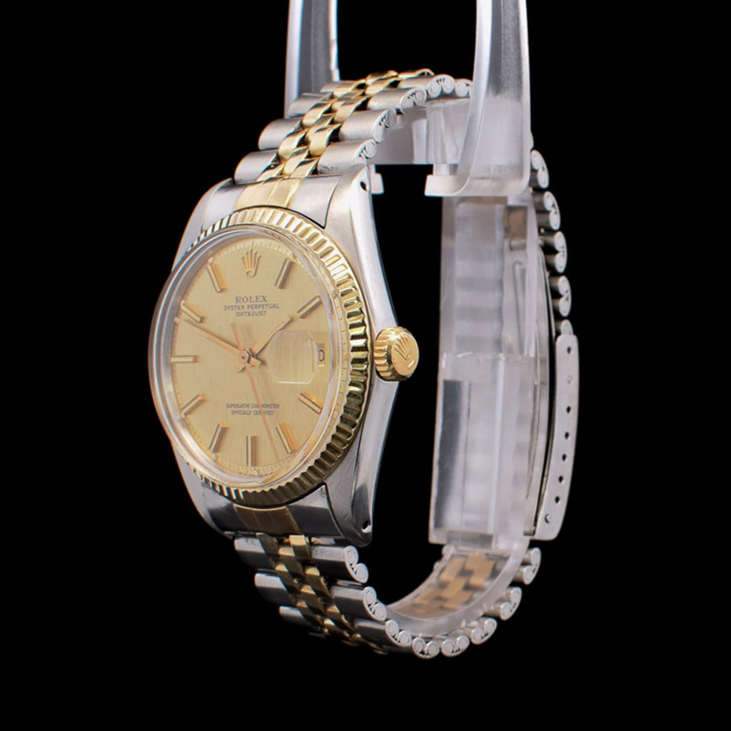 Rolex Datejust 36 | Two-Tone Sigma Linen Dial | Papers | Ref. 1601 | 3.51M-1973