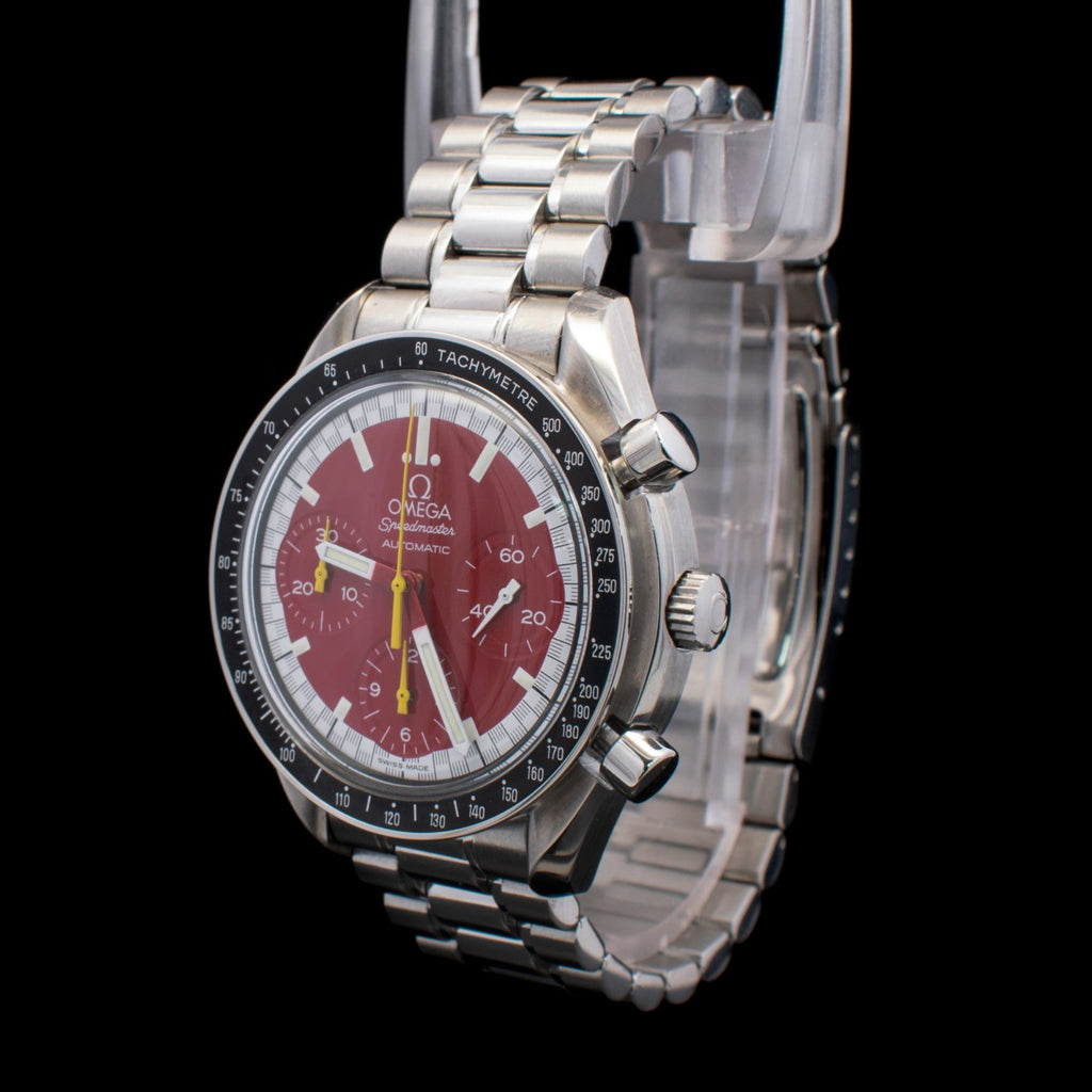 Omega Speedmaster Reduced “Michael Schumacher” | Ferrari Red Dial | Ref 3510.61