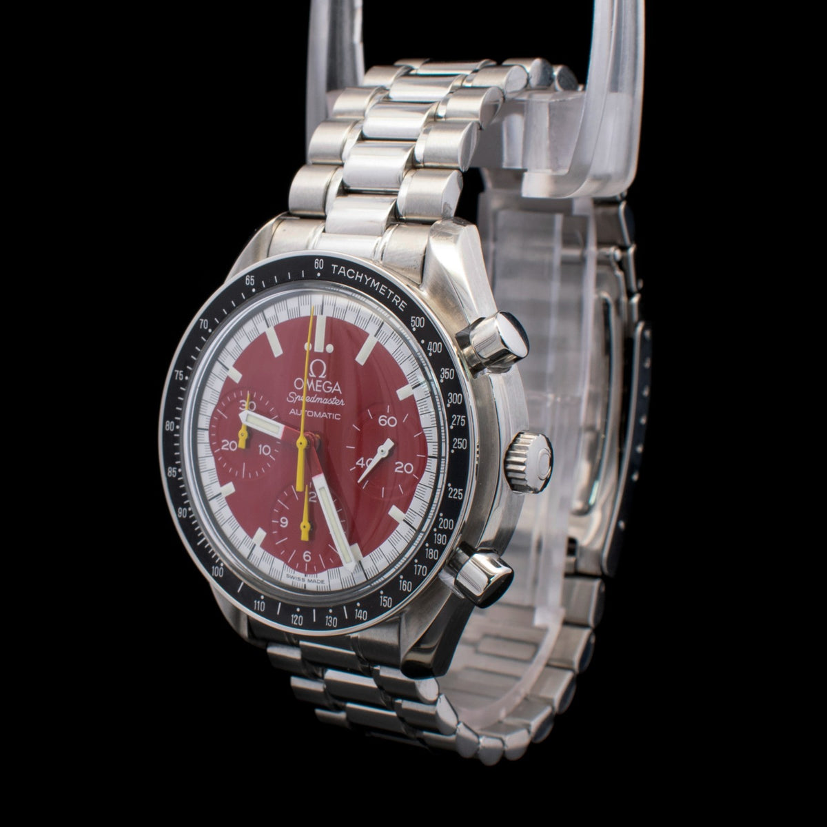 Omega Speedmaster Reduced “Michael Schumacher” | Ferrari Red Dial | Ref 3510.61
