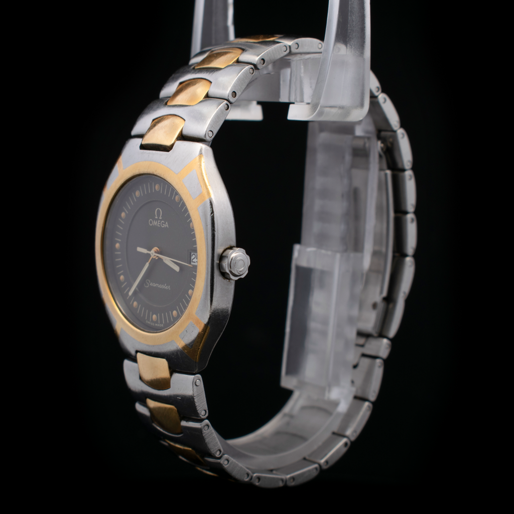 Omega Seamaster Polaris | Tropical Brown Dial | Quartz | Steel & Gold (Plated) I