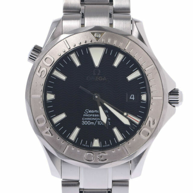 Omega Seamaster Professional 300M | Black Dial | White Gold Bezel | Ref 2230.50