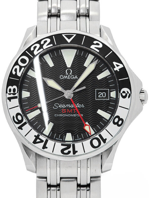 Omega Seamaster GMT 50th Anniversary | Black Wave Dial | Ref 2534.50.00 | Card