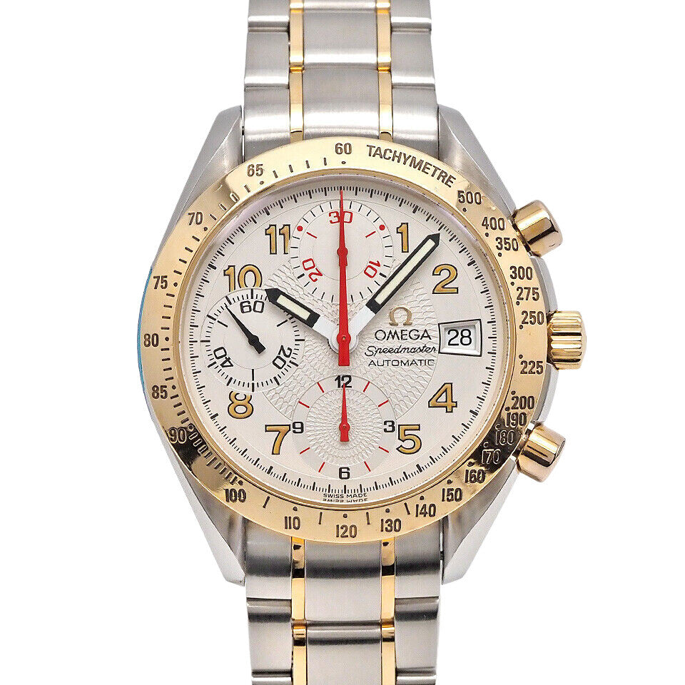 Omega Speedmaster Mark White Guilloché Racing Dial | Two-Tone | Ref. 3313.33 I